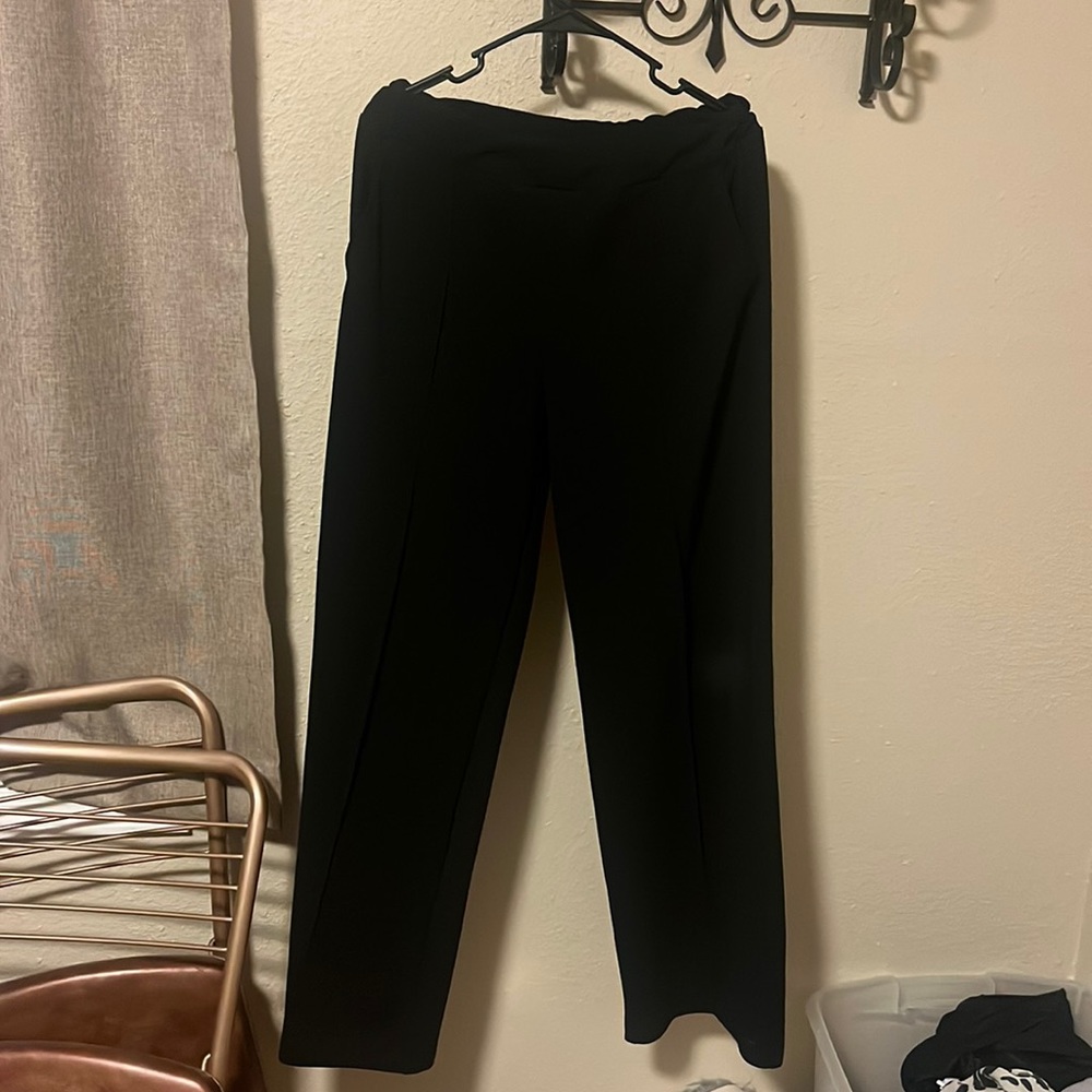 medium crazy train black trouser style dress pants.